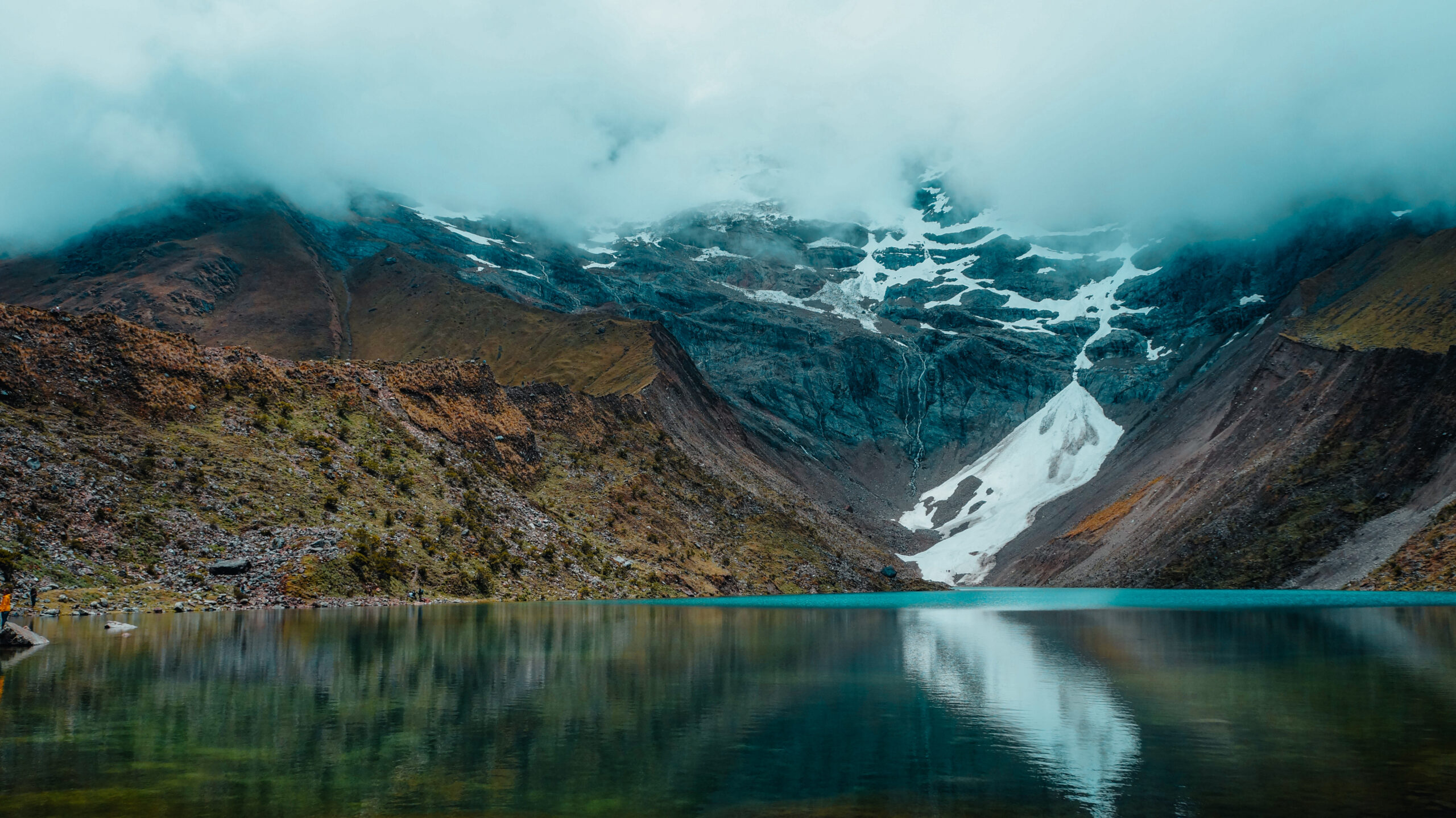 lluvia temporada lluvias laguna humantay trekking