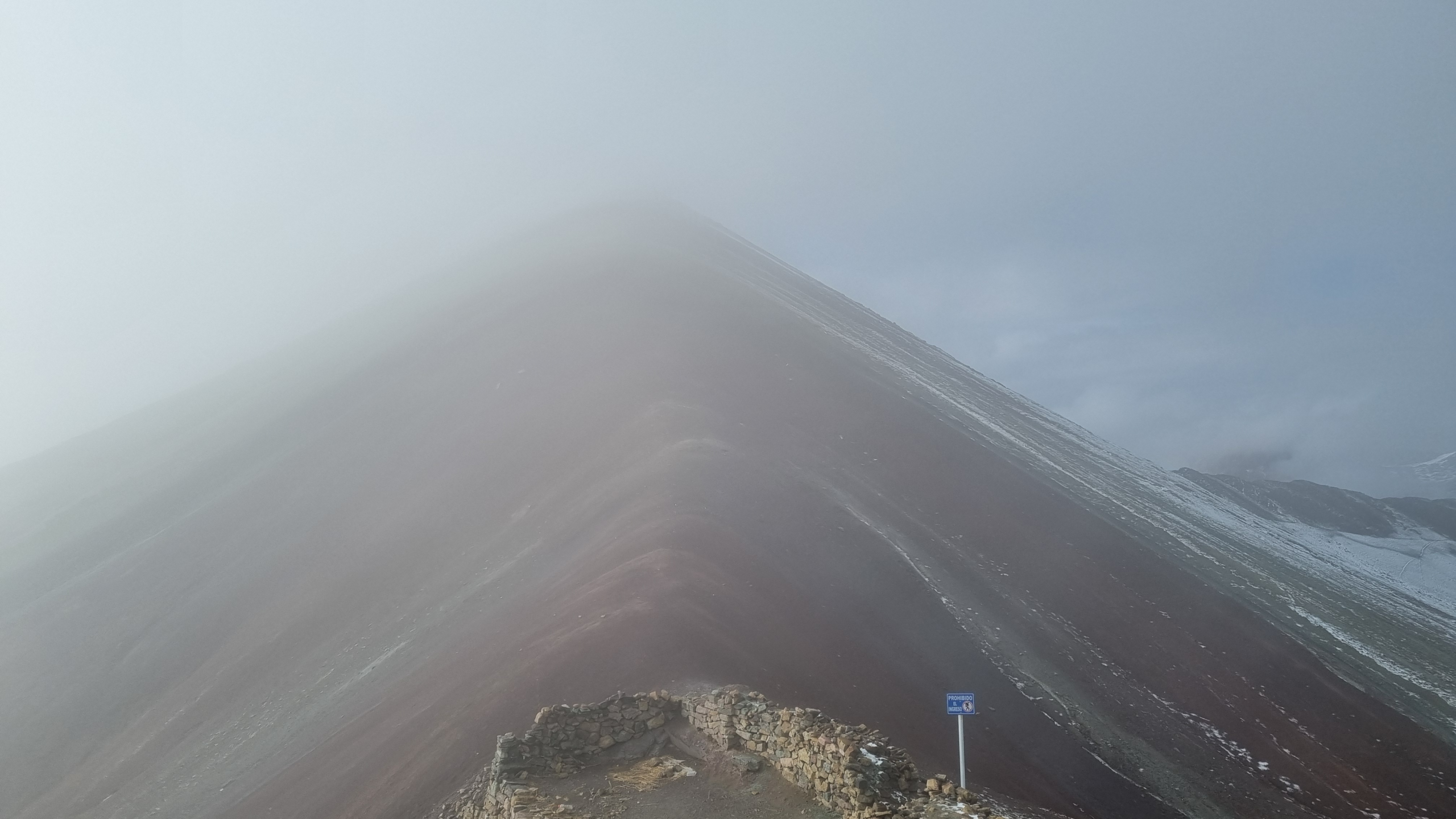 montaña de colores mejor epoca nieve