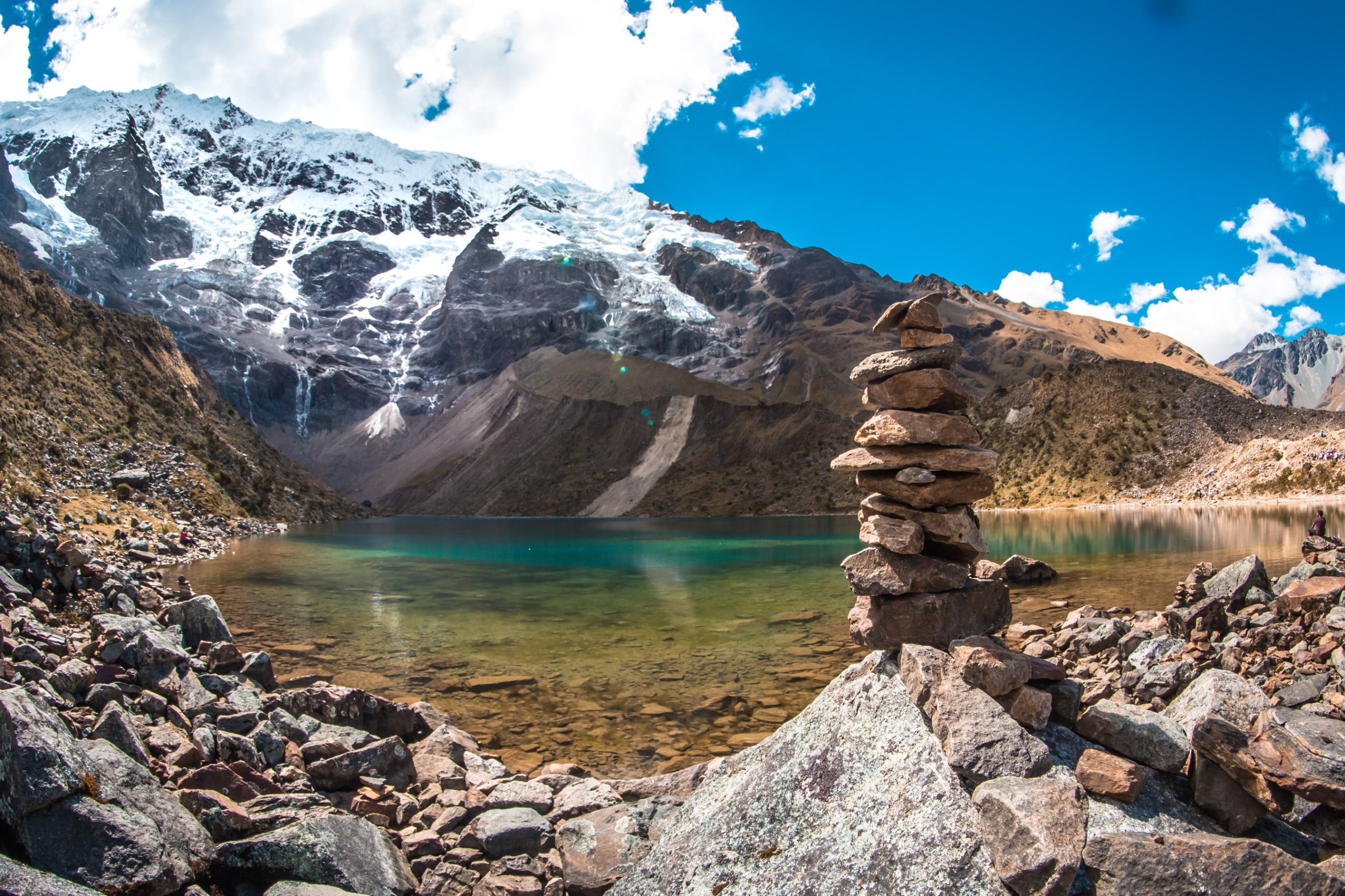 Laguna Humantay agua turquesa nevado Salkantay Cusco